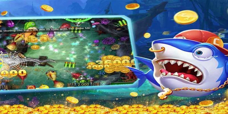 Đại dương rực rỡ trong trò chơi súng bắn cá